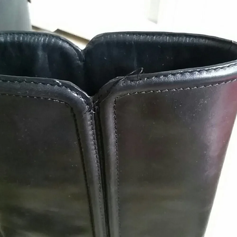 Authentic Tory Burch Irene Equestrian Black Boots